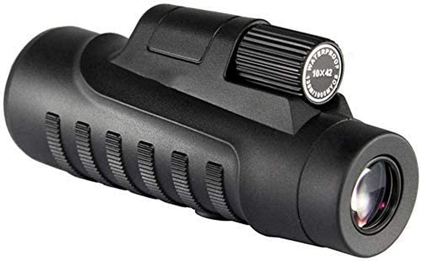 10X42 HD Monocular Telescope for Outdoor Bird Watching, Hunting, Concerts & Travel - High-Definition Spotting Scope with Phone Adapter for Smartphone Photography