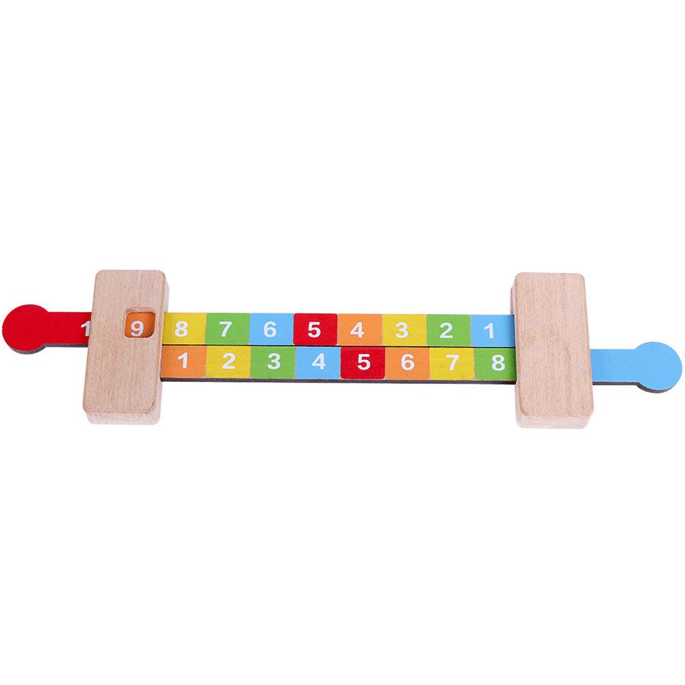 Math Learning Tool for Kids - Addition Subtraction Ruler with Numbers 1-10, Educational Arithmetic Teaching Aid for Classroom & Homeschool - Perfect for Early Math Practice & Elementary School Students