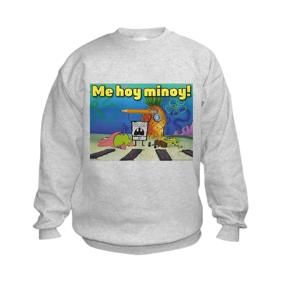Spongebob Squarepants Me Kid Sweatshirt | Cartoon Character Hoodie for Boys & Girls | Soft Cotton Pullover for School, Playdates & Family Outings