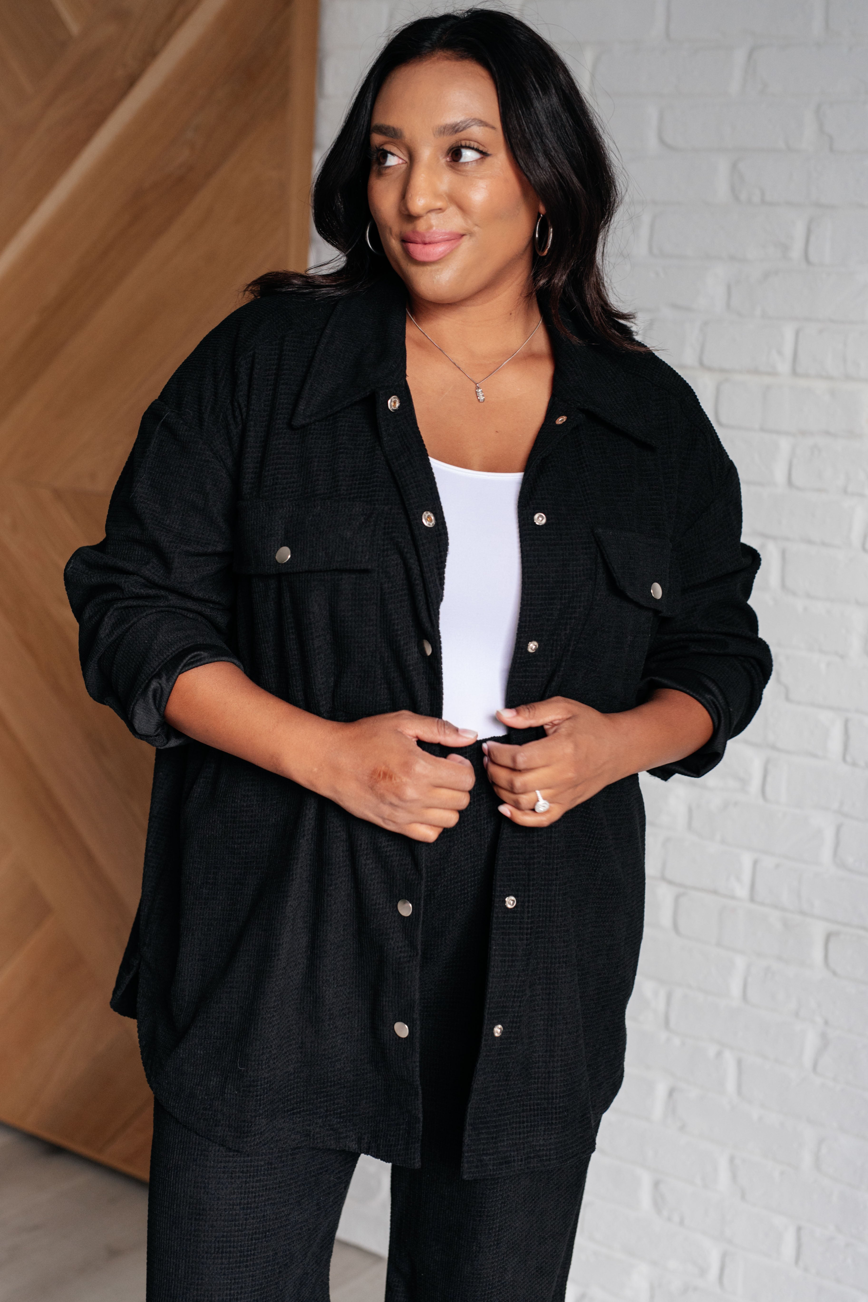 Stylish Come Rain or Shine Button Down Shirt for Women - Perfect for Office, Casual Outings & Outdoor Adventures