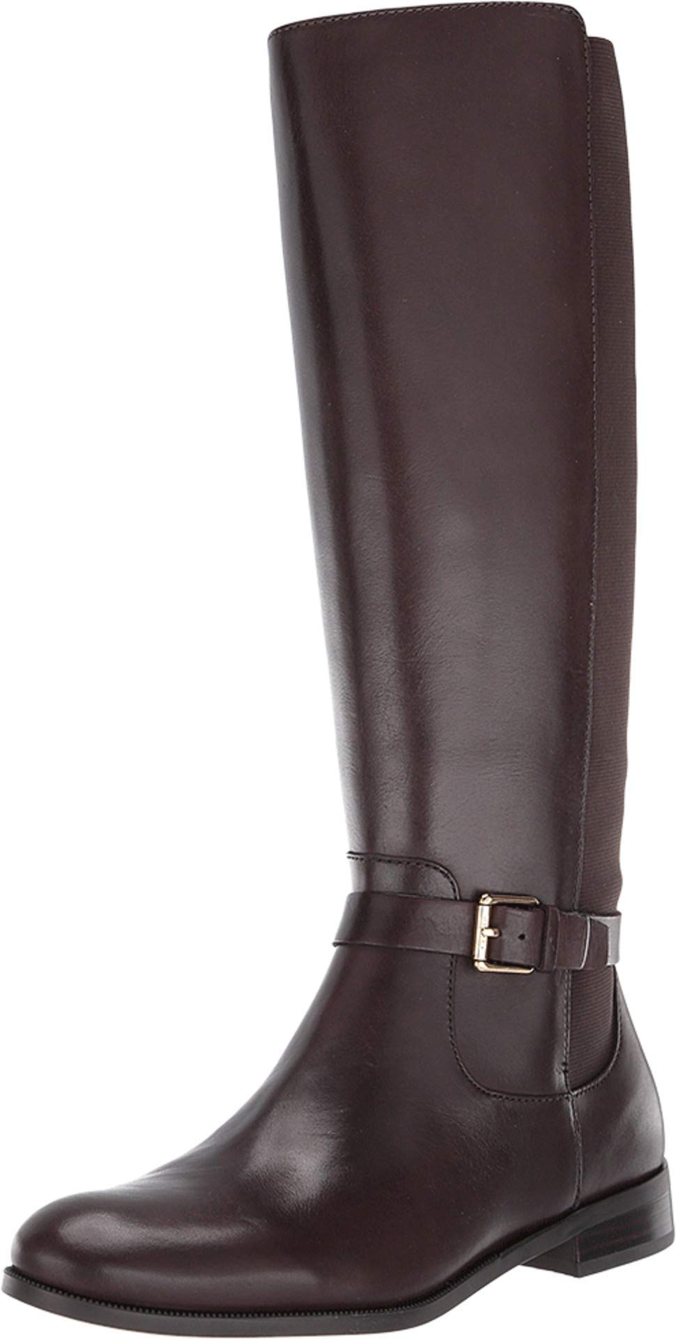 Lauren Ralph Lauren Women's BARNEHURST Fashion Boots - Chestnut Brown Leather Ankle Boots Size 10 B US - Perfect for Fall Outfits, Office Wear & Casual Style