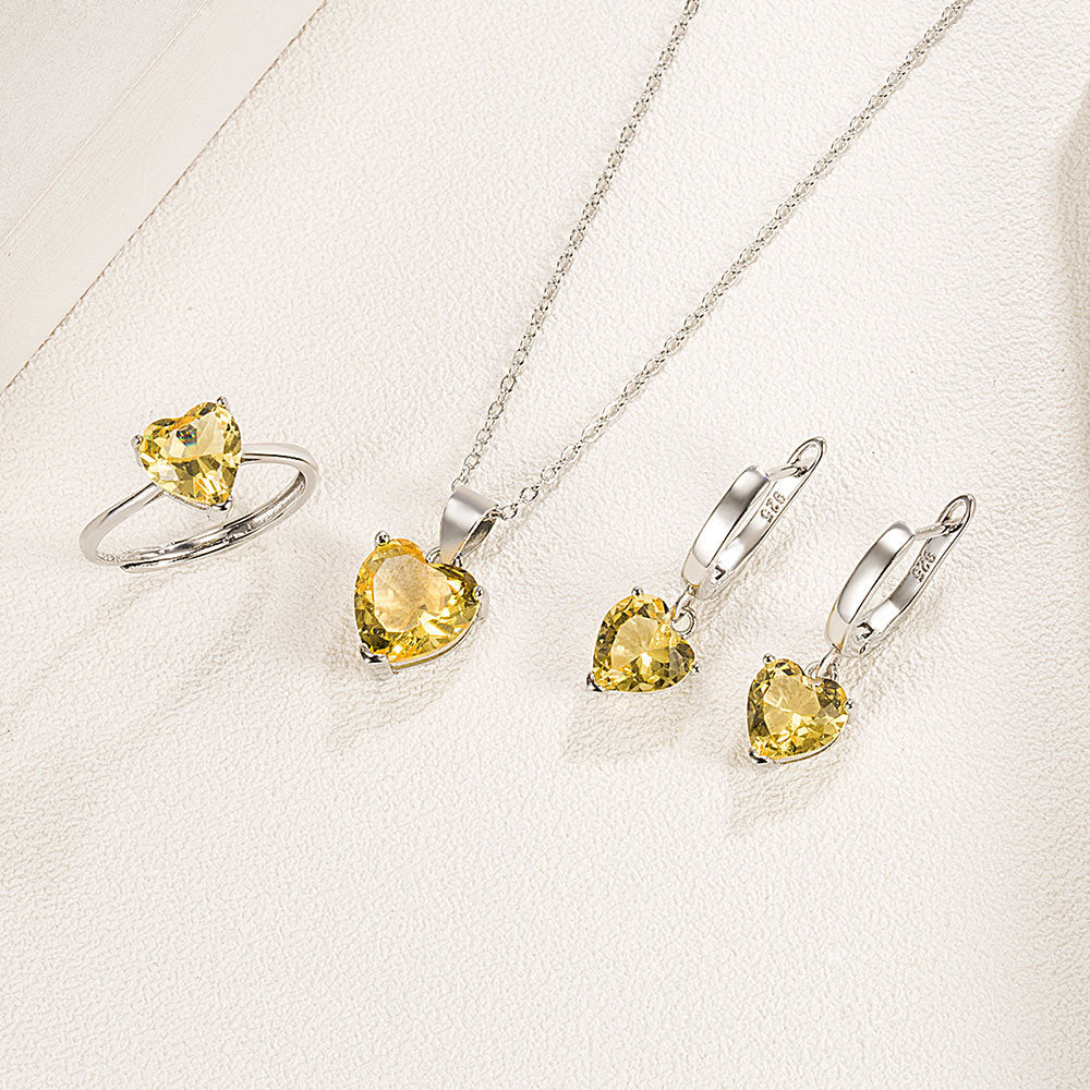 925 Sterling Silver Jewelry Set for Women - Elegant Necklace, Earrings & Bracelet Gift Set - Perfect for Weddings, Anniversaries & Special Occasions