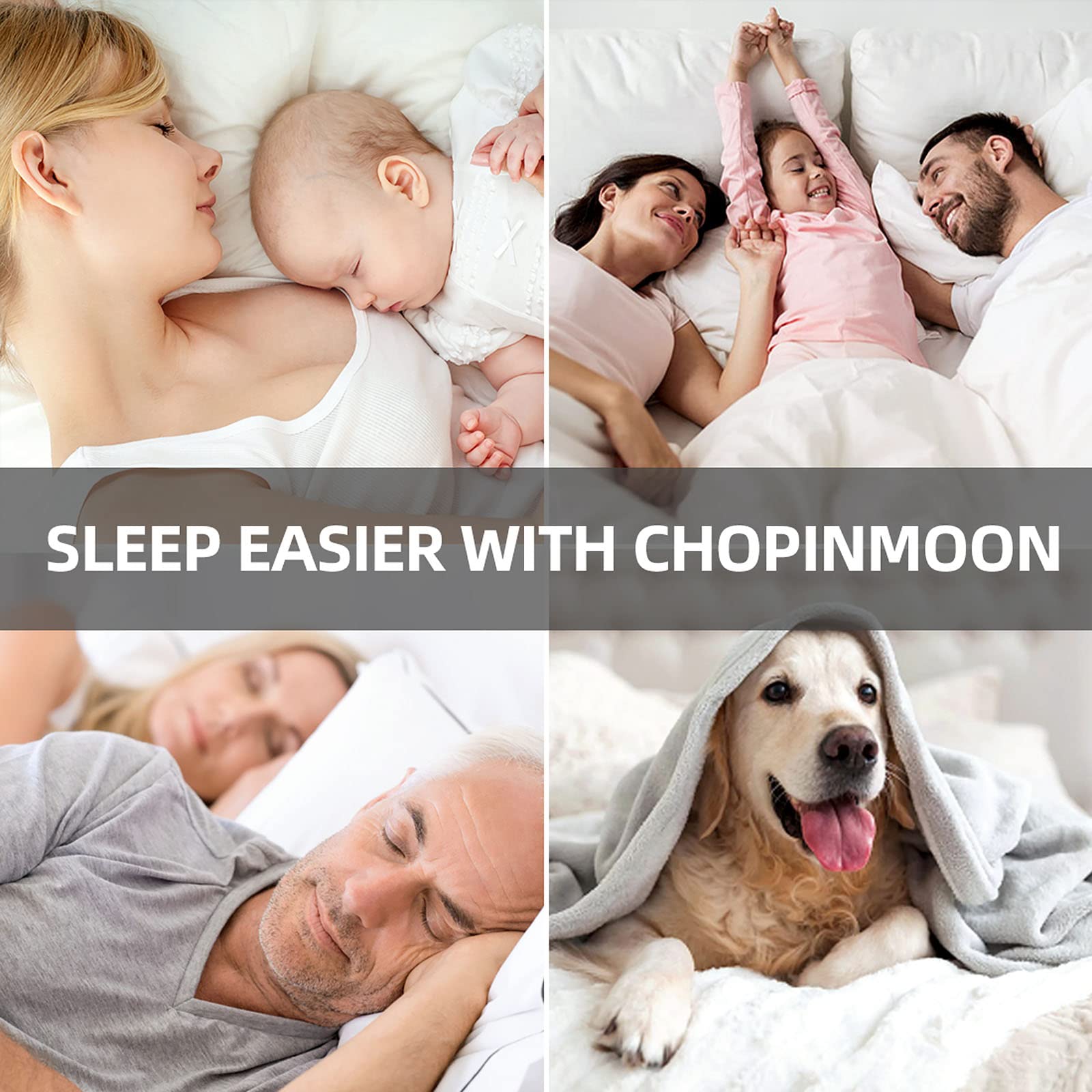 California King Mattress Topper for Back Pain Relief - Extra Thick Plush Pillow Top with Deep Elastic Pocket - White Luxury Bedding for Better Sleep & Pressure Relief