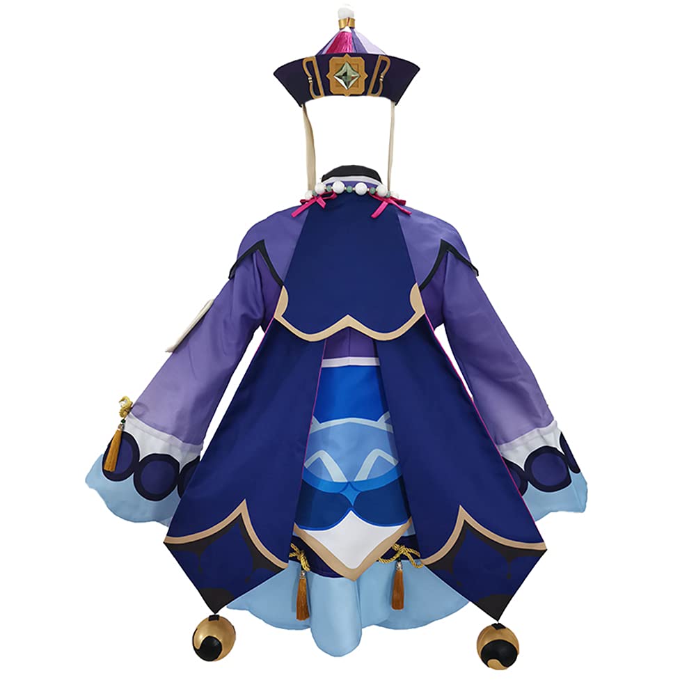 Genshin Impact Qiqi Cosplay Costume - Official Anime Game Character Dress for Halloween, Conventions & Cosplay Events