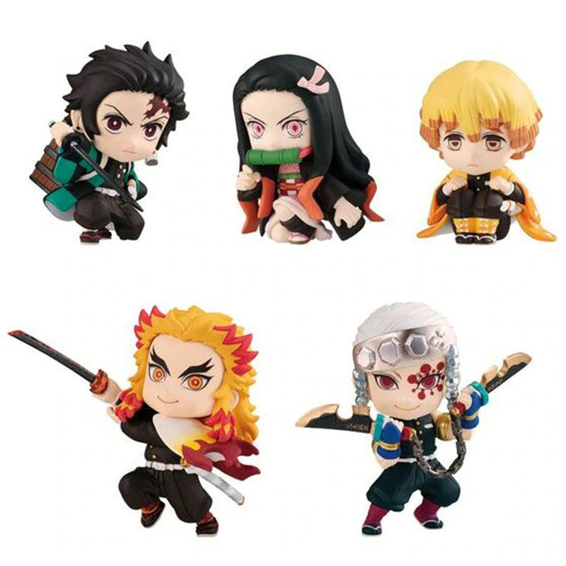 Bandai Spirits Adverge Motion Demon Slayer Vol. 4 - Set of 5 Anime Action Figures | Collectible Trading Figures for Fans | Perfect for Display, Gifts, and Anime Collections