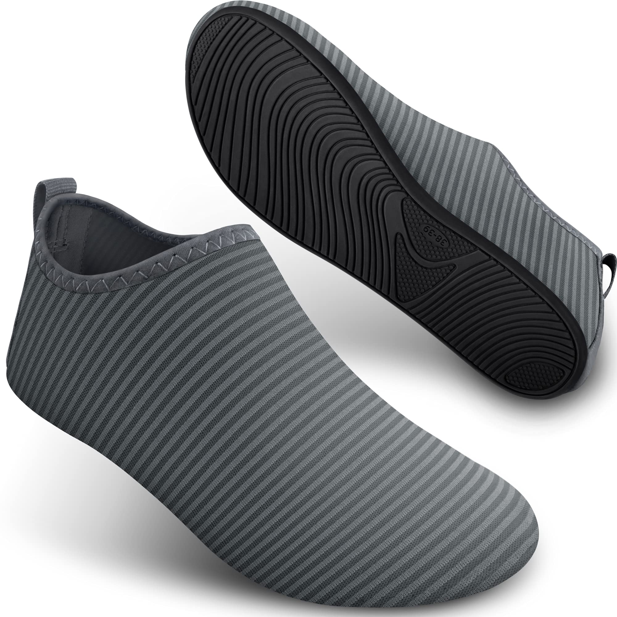 **Seekway SB001 Water Shoes for Women & Men - Quick-Dry Swim, Beach, Pool, Yoga & Surf Barefoot Aqua Socks - Perfect for Water Sports, Hiking & Outdoor Activities**