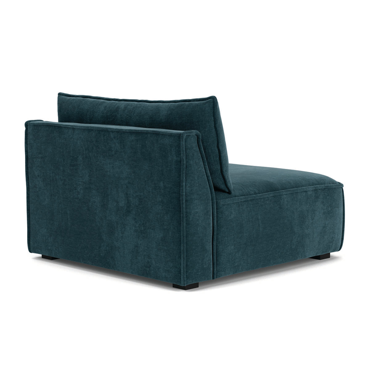 Daphne Fabric Modular 1-Seater Sofa (Armless) - Compact & Stylish for Small Spaces, Apartments, and Living Rooms