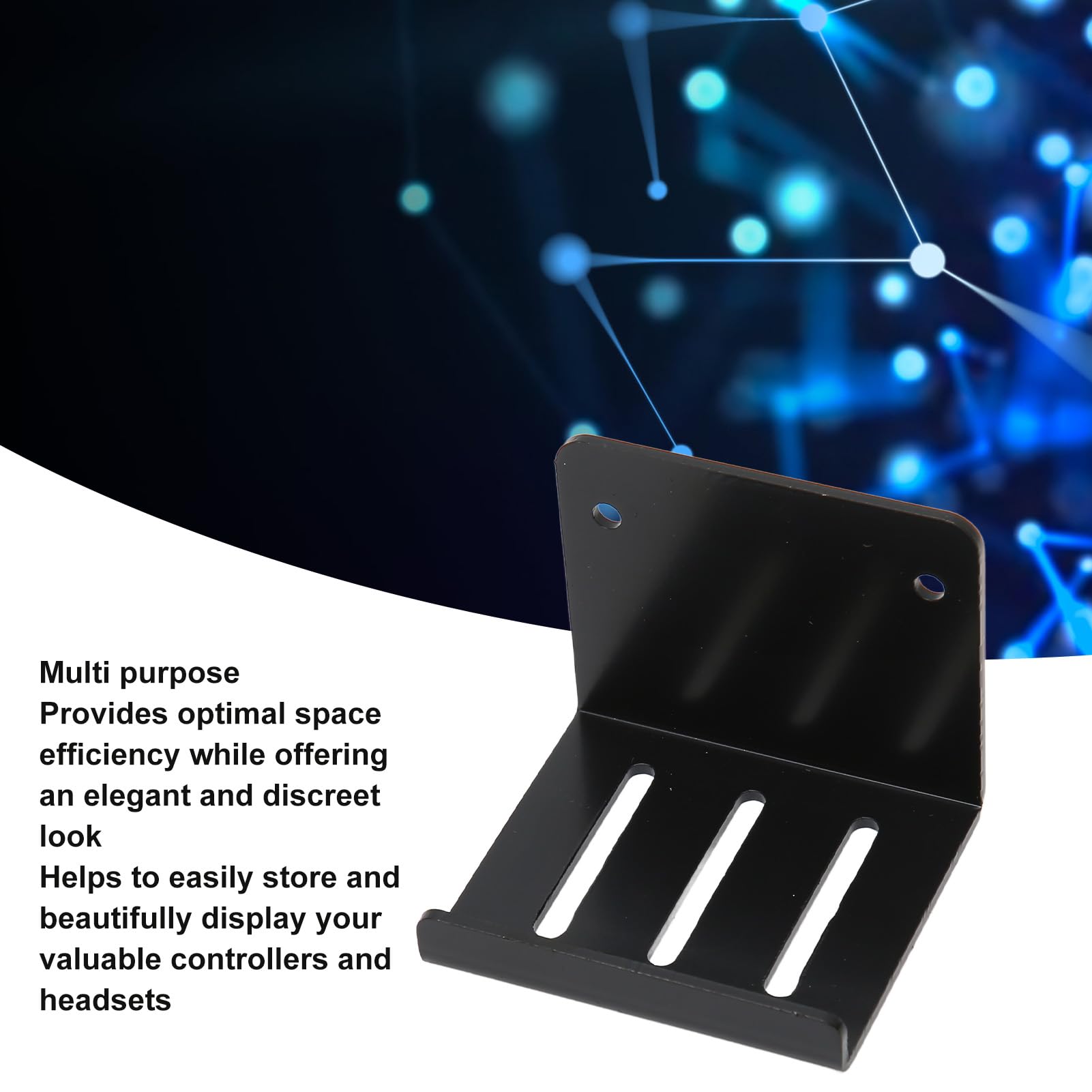 Metal Gamepad Controller Stand with Adhesive & Screws for Xbox Series X & One - Perfect for Gaming Setup & Organized Storage