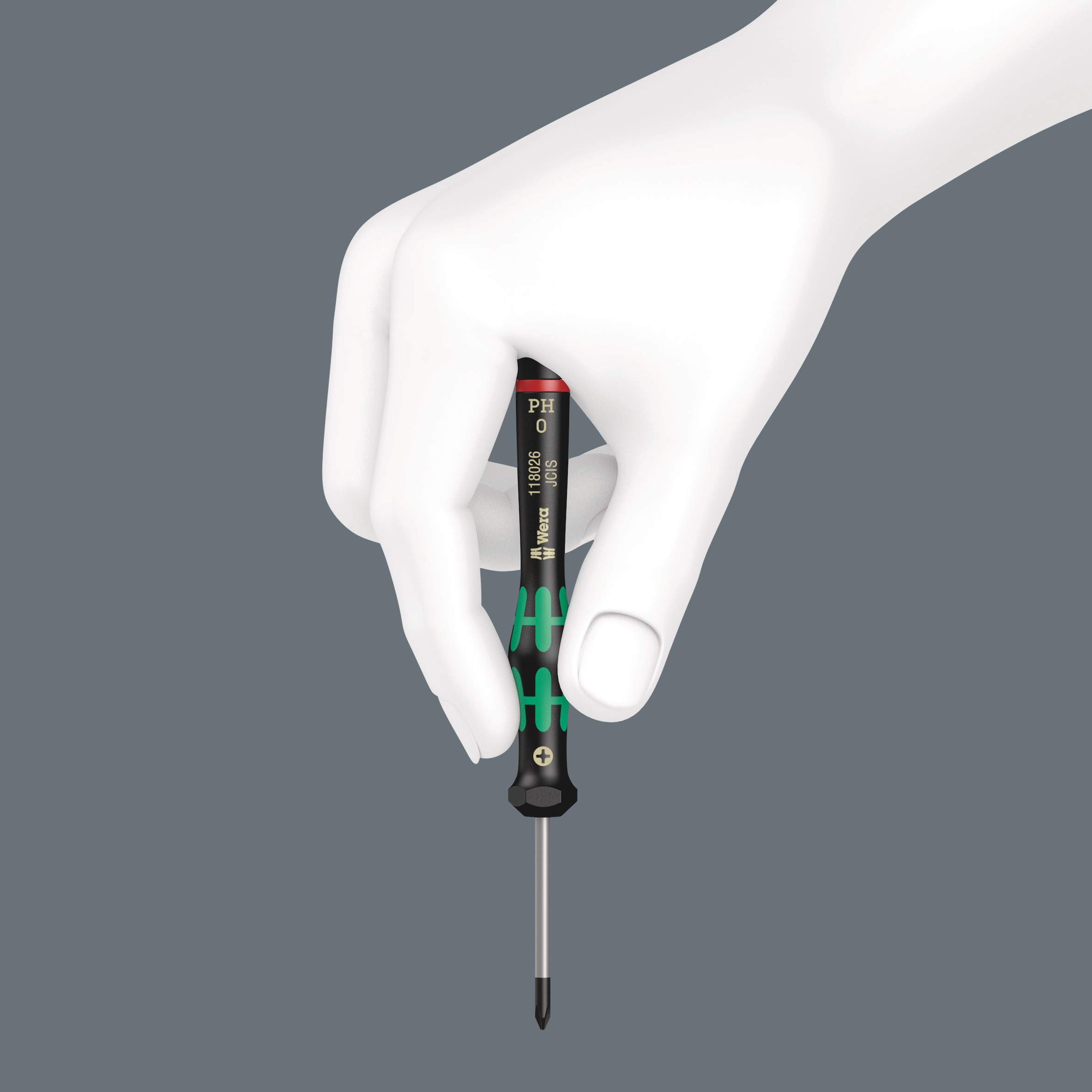 Wera 05118046001 Kraftform Micro 2067 Torx BO Electronics Precision Screwdriver Set - TX8 Head, 60mm Blade Length - Perfect for Laptops, Smartphones & Small Electronics Repair