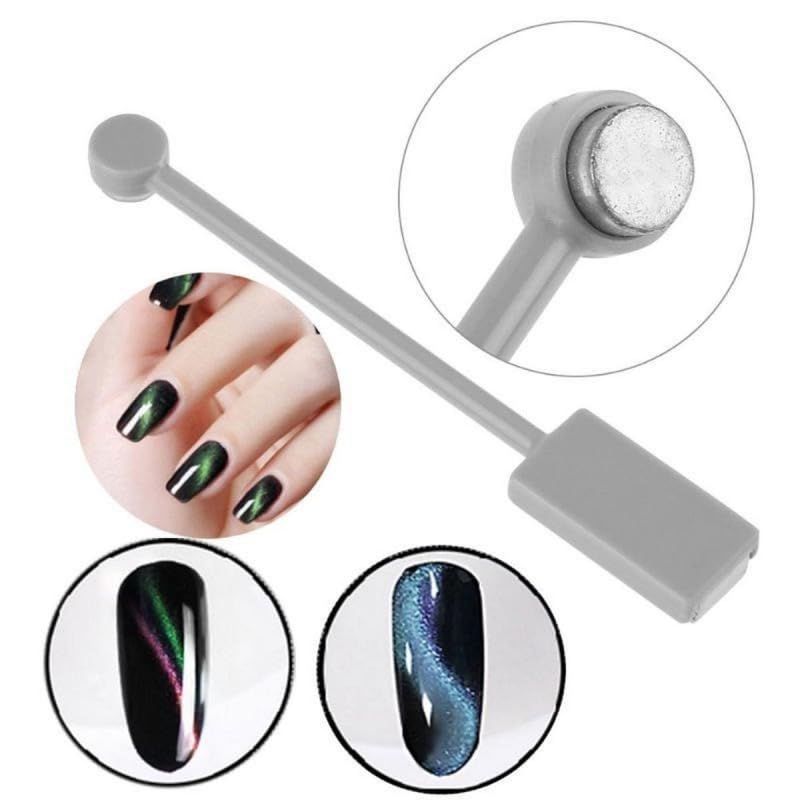 Trendy Cat Eye Nail Magnet for Women - Create Stunning Cat Eye Nail Art Designs Easily | Perfect for DIY Manicures, Salon Nails & Special Occasion Nail Art
