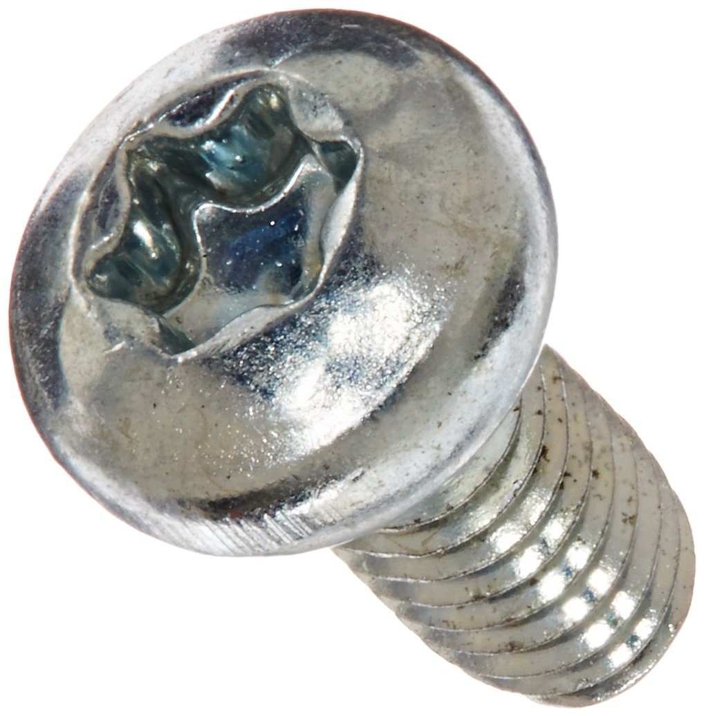 M36D7500T Steel Thread Rolling Screw M3-0.5x6mm - Zinc Plated Pan Head for Metal Fastening (100pcs) - DIY & Machinery Repair