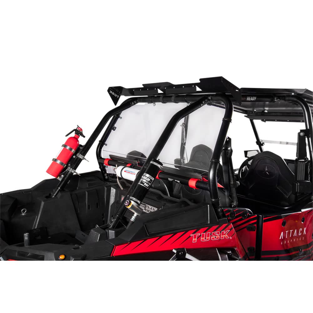 Polaris RZR XP Turbo Dynamix Edition 2018-2019 Tusk UTV Polycarbonate Rear Window - Clear Durable Replacement for Off-Road & Trail Riding Adventures