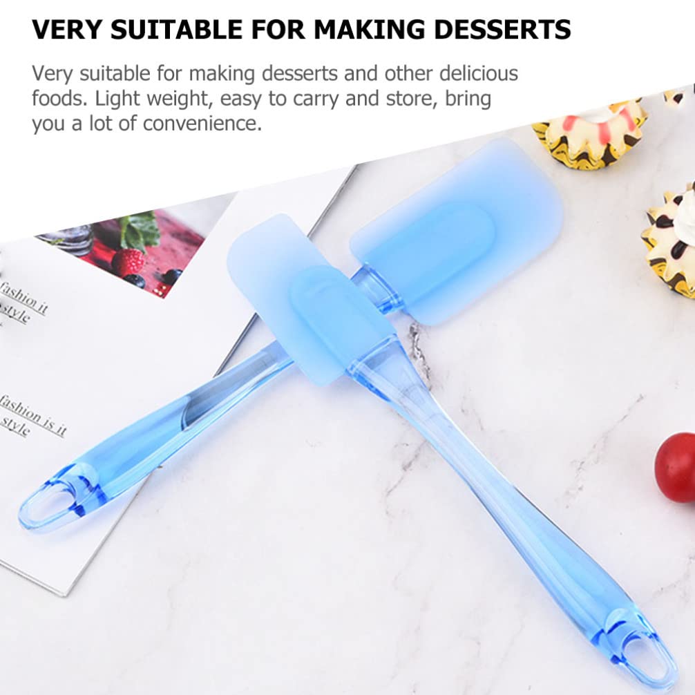 3-Piece Silicone Spatula Set for Baking - Non-Stick Kitchen Spatulas for Cake, Jam, Frosting & Cream - Perfect for Home Bakers, Cake Decorating & Kitchen Use - Dishwasher Safe & Heat Resistant