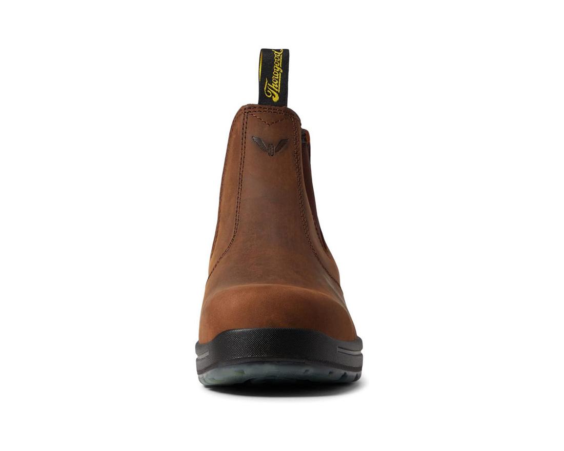 Thoroflex Series 6 Composite Toe Quick Release Chelsea Boot - Waterproof Work Boots for Men - Slip Resistant Safety Shoes for Construction & Outdoor Work