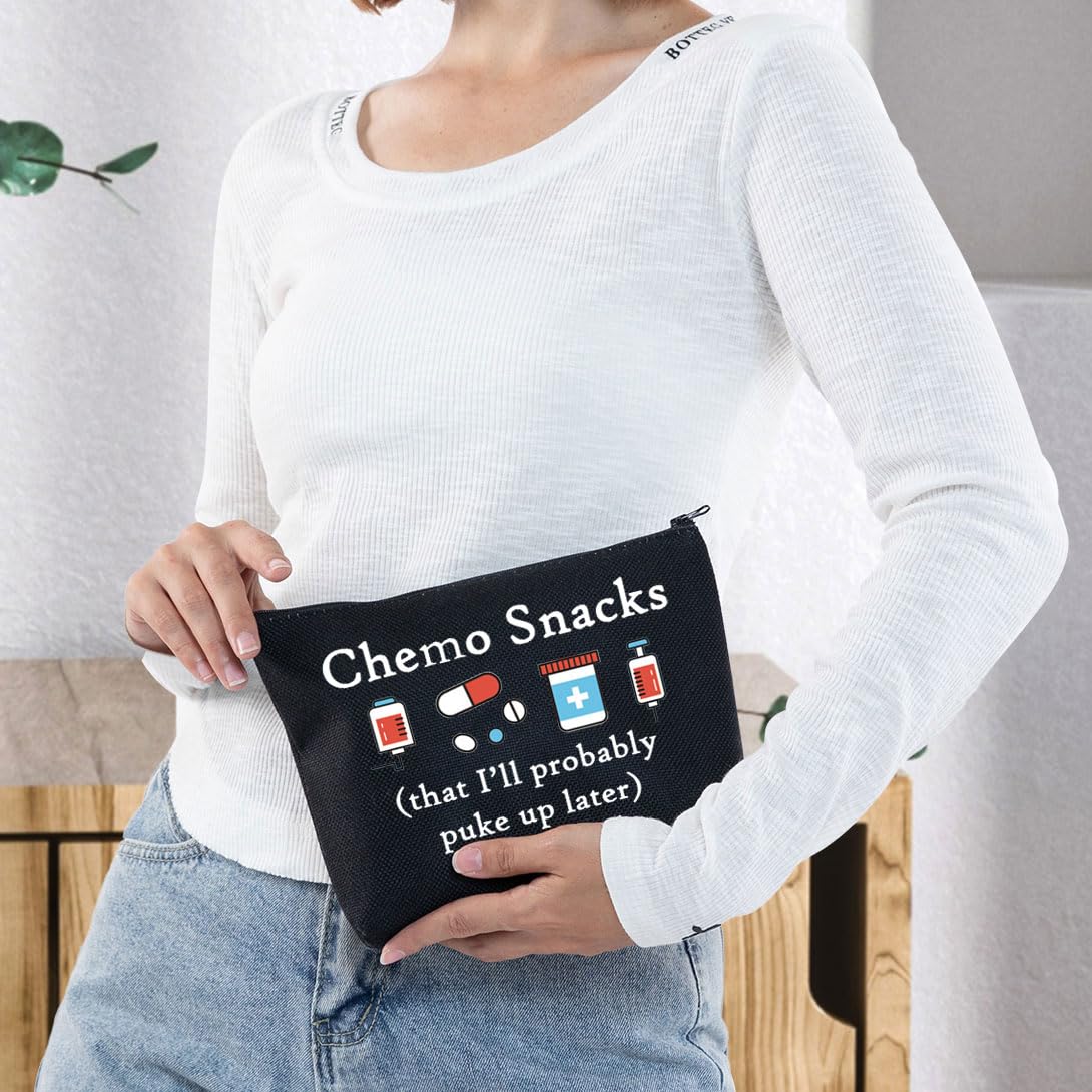 G2TUP Funny Chemo Snacks Gift Box - Thoughtful Chemotherapy Care Package for Cancer Patients & Women Warriors - Perfect for Hospital Visits, Recovery Support & Encouragement Gifts