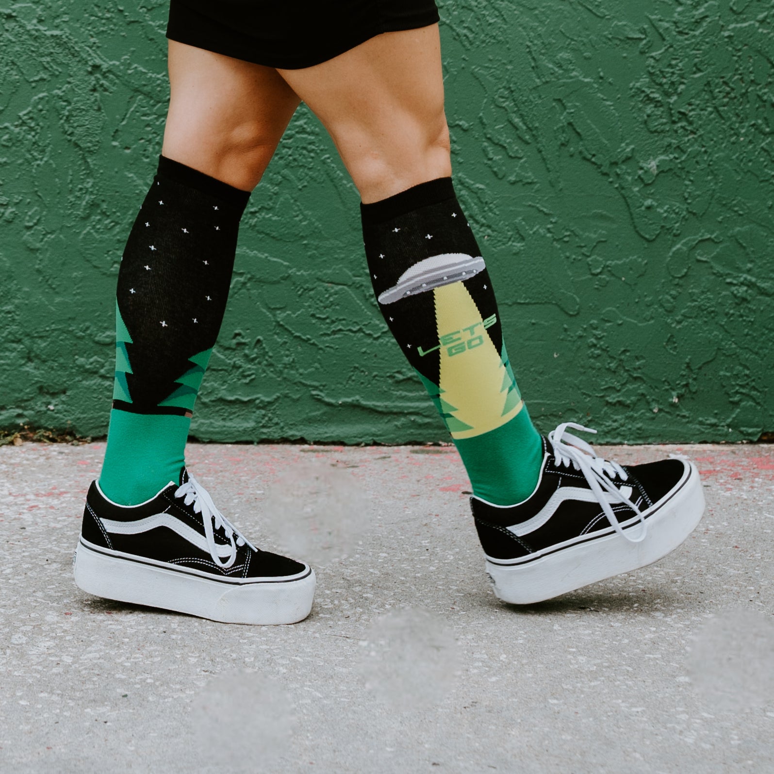 Let's Go Knee High Socks - Comfortable & Stylish Knee-Length Socks for Women - Perfect for Running, Yoga, and Everyday Wear