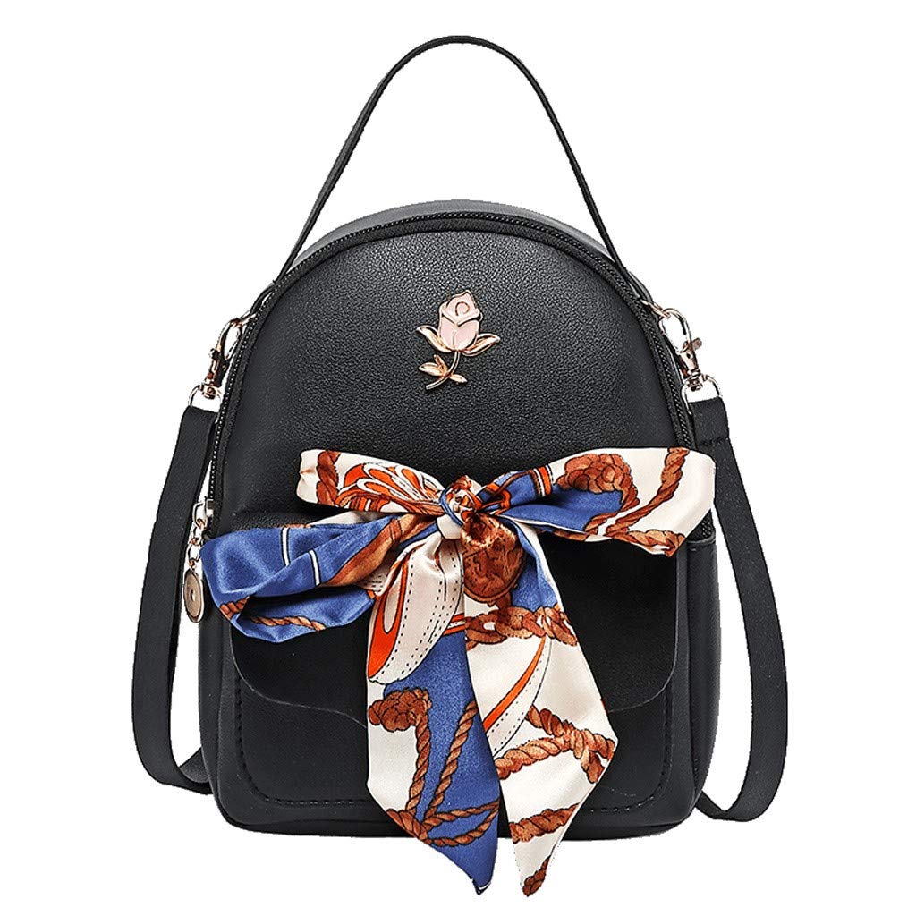 Women's Small Letter Backpack Purse - Fashion Shoulder Bag for Phone & Campus Use