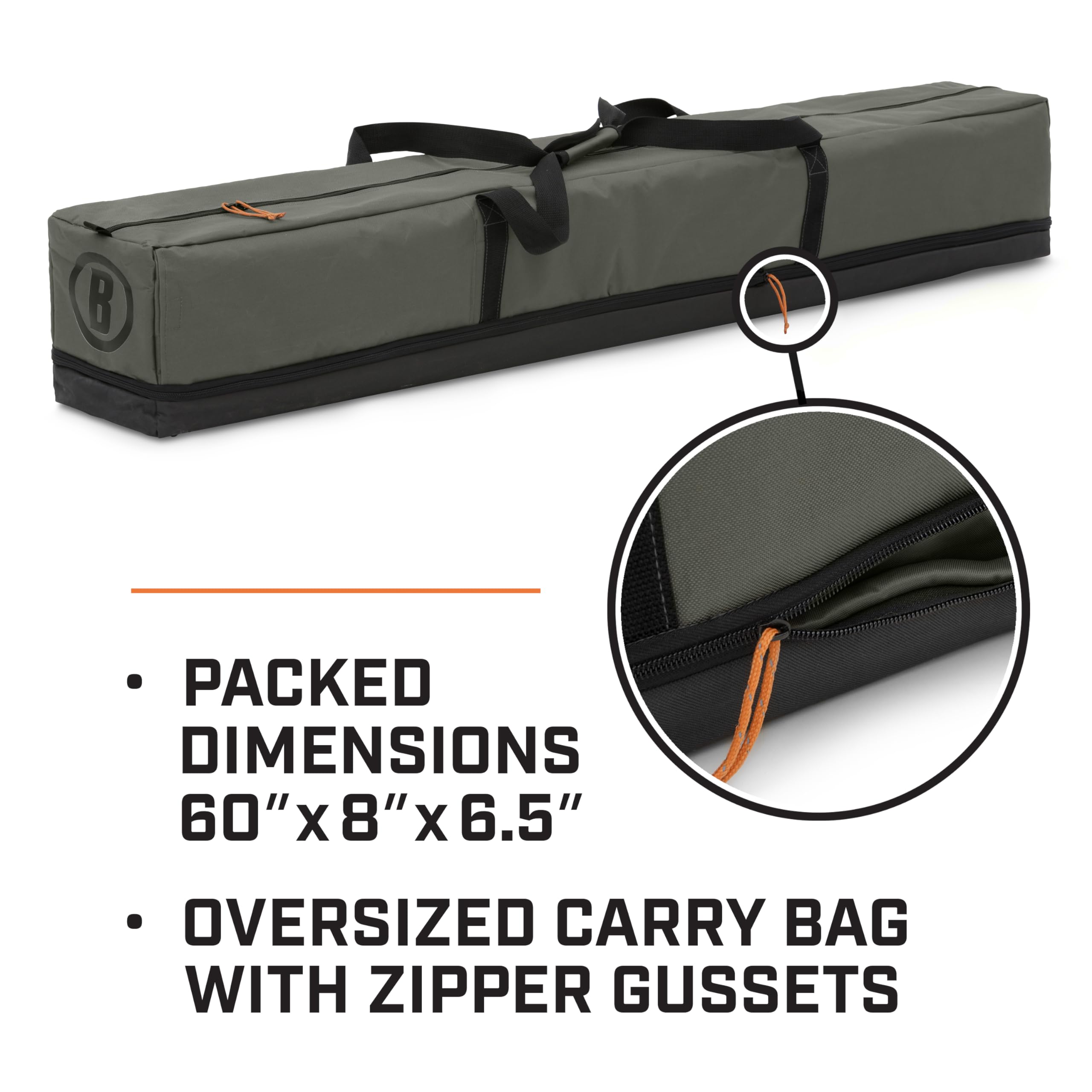 Bushnell Instant Pop Up Tent - 3P/4P/6P/8P Hub Style Camping Tent for Family, Hiking, Hunting & Fishing | Waterproof & Easy Setup | Perfect for Backpacking, Beach Trips & Outdoor Adventures