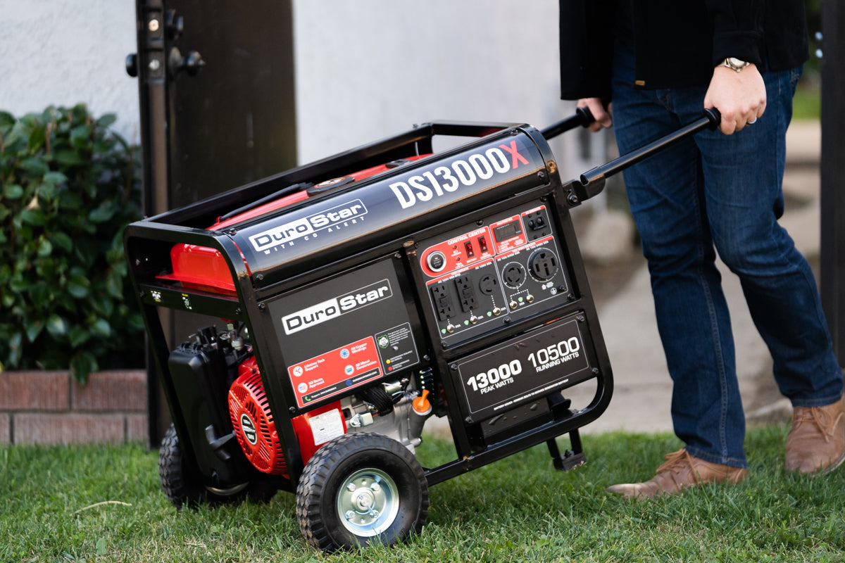 13,000 Watt Portable Gasoline Generator with CO Alert - Reliable Backup Power for Home, Camping & Emergency Use