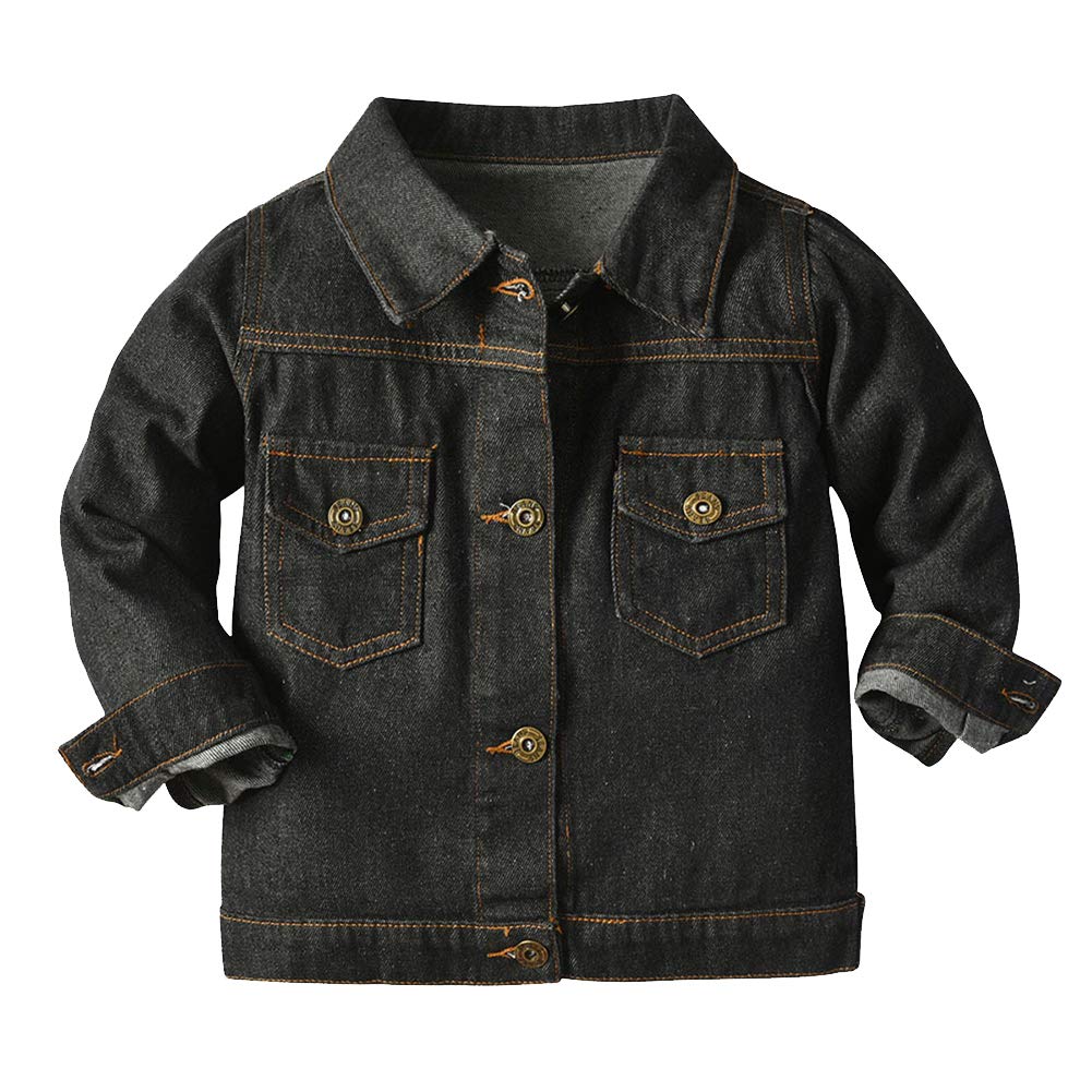 Trendy Tie-Dye Ripped Denim Jacket for Girls & Boys - Long Sleeve Button Down Jean Coat for Spring & Fall - Stylish Outwear for School, Casual Wear & Outdoor Activities