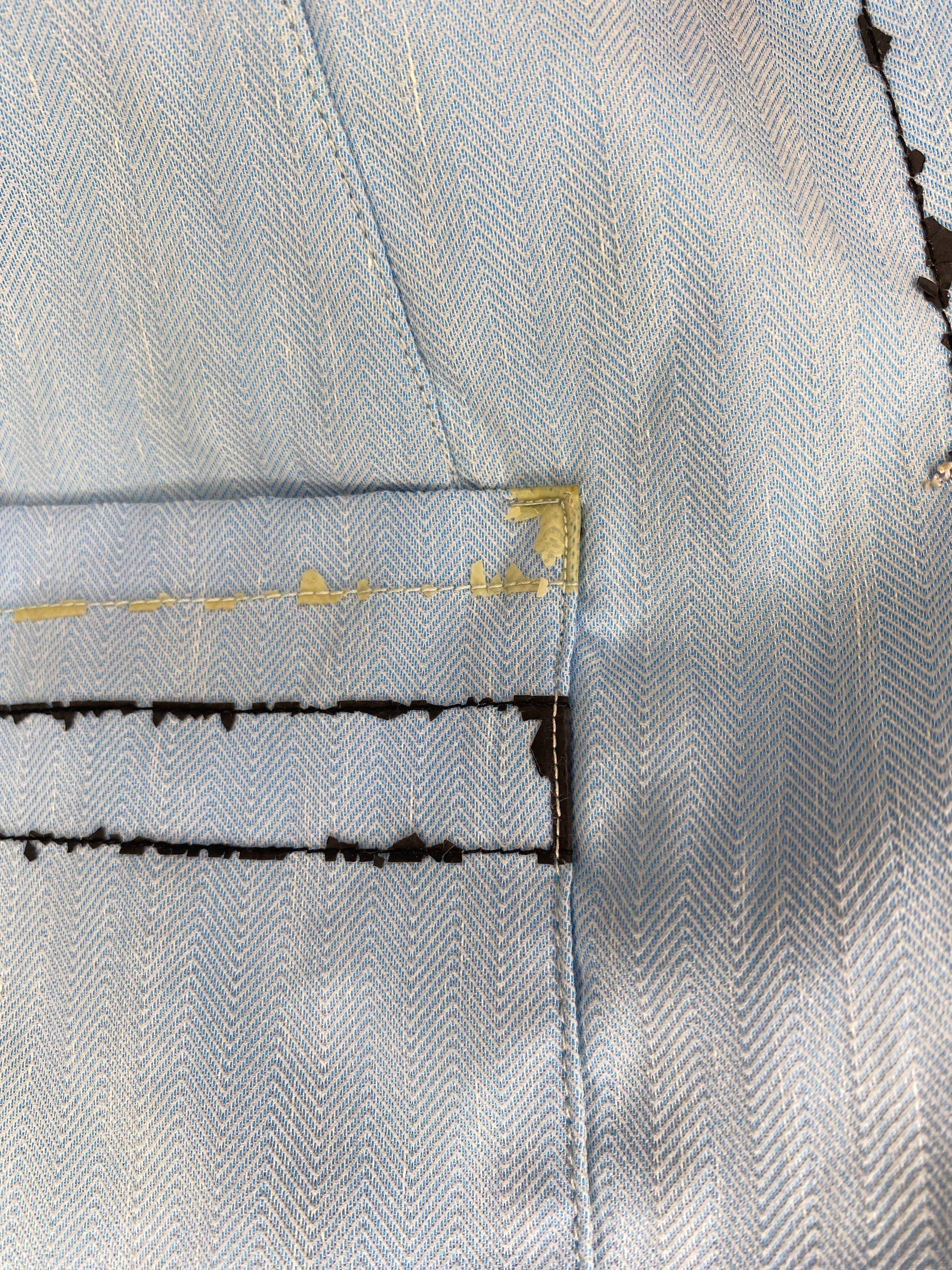 Pale Blue Cotton Coat for Women - Lightweight & Comfortable Outerwear - Perfect for Spring & Fall Fashion