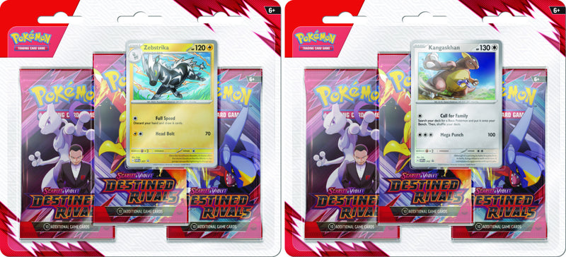 Pokemon TCG: Destined Rivals 3-Pack Blister - Battle-Ready Cards for Collectors & Competitive Play