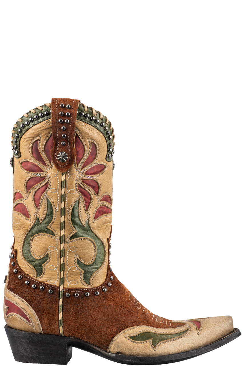 Old Gringo Double D Ranch Women's Yellowstone Cowboy Boots - Tan Western Boots for Country Riding, Line Dancing & Outdoor Adventures