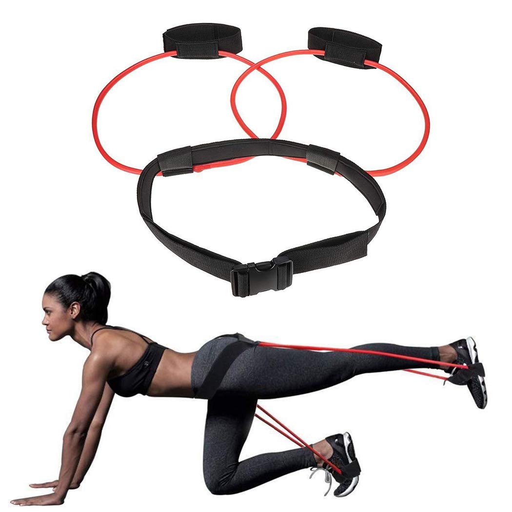 JUSTDOLIFE Booty Belt - Butt Lifting Resistance Band for Glute Workouts, Home Gym Training & Leg Exercises - Perfect for Squats, Yoga & Fitness Decor
