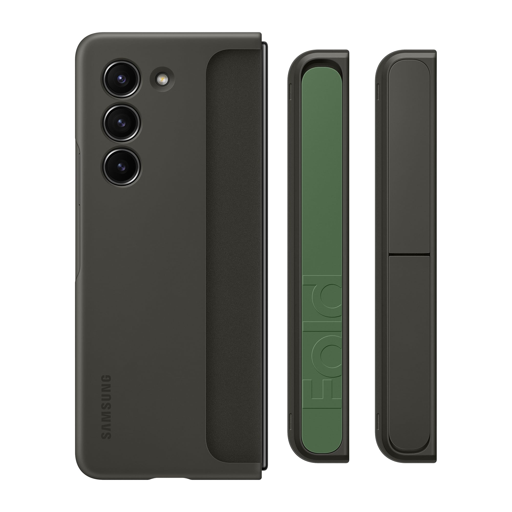 Samsung Galaxy Z Fold5 Official Standing Case with Strap - Graphite | Premium Protective Cover with Kickstand for Hands-Free Viewing, Work & Entertainment