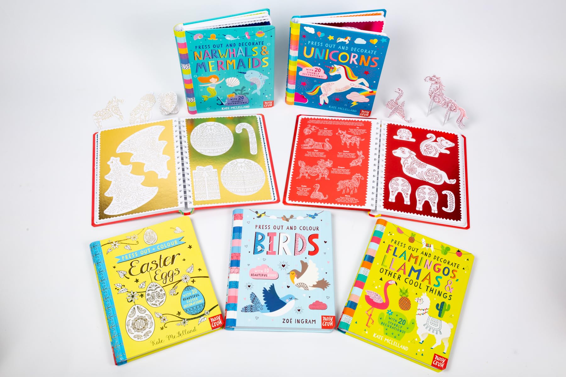 Press Out & Color Birds - DIY Bird Coloring Kit for Kids | Creative Art Activity for Home & Classroom Use