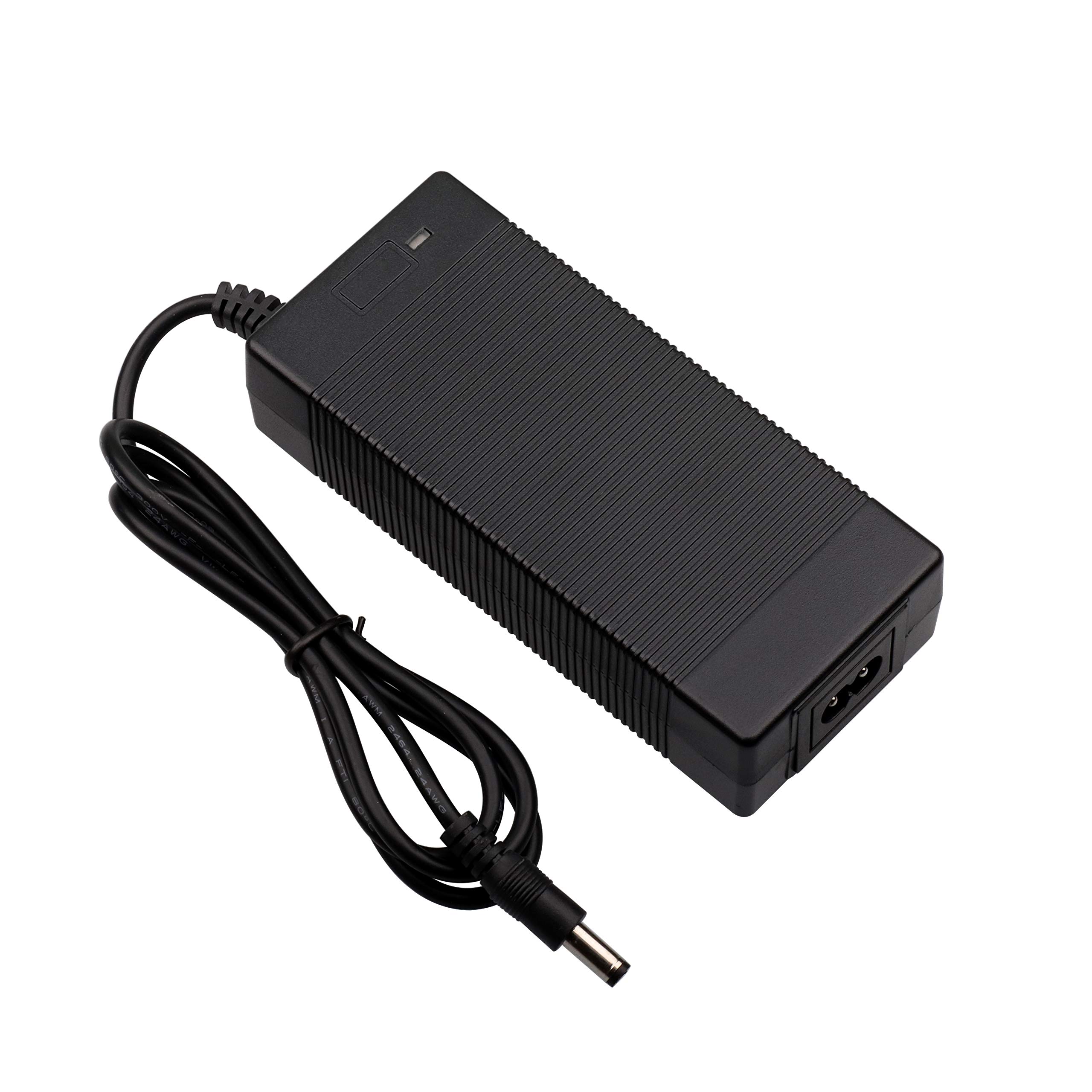 42V 36V Battery Charger 2A Output with 5.5mm DC Round Port - Fast Charging for E-Bikes, Scooters & Power Tools | Durable Replacement Charger for Home & Outdoor Use