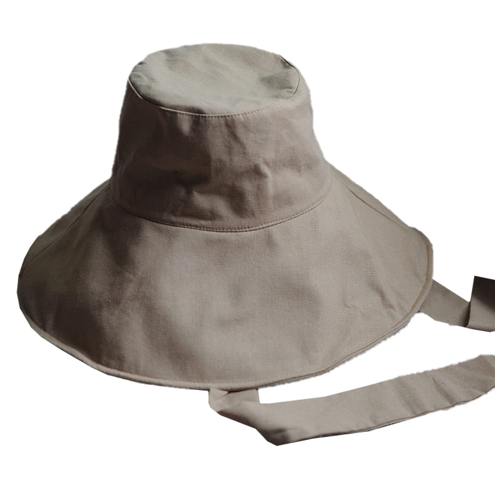 Women's Wide Brim Sun Hat with Adjustable String - Korean Style Foldable Bucket Hat for Summer, Beach, Fishing & Outdoor Activities