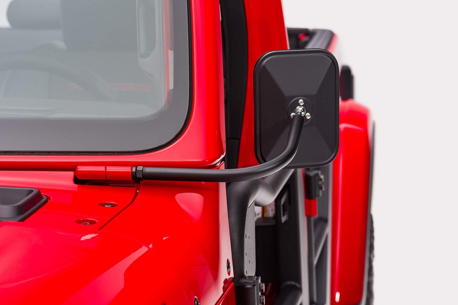 Rugged Ridge Trail Mirror for Jeep Wrangler JL & Gladiator JT (2018-2025) | Durable Rectangular Off-Road Side Mirror 11025.24 | Perfect for Off-Roading, Trail Riding & Highway Driving