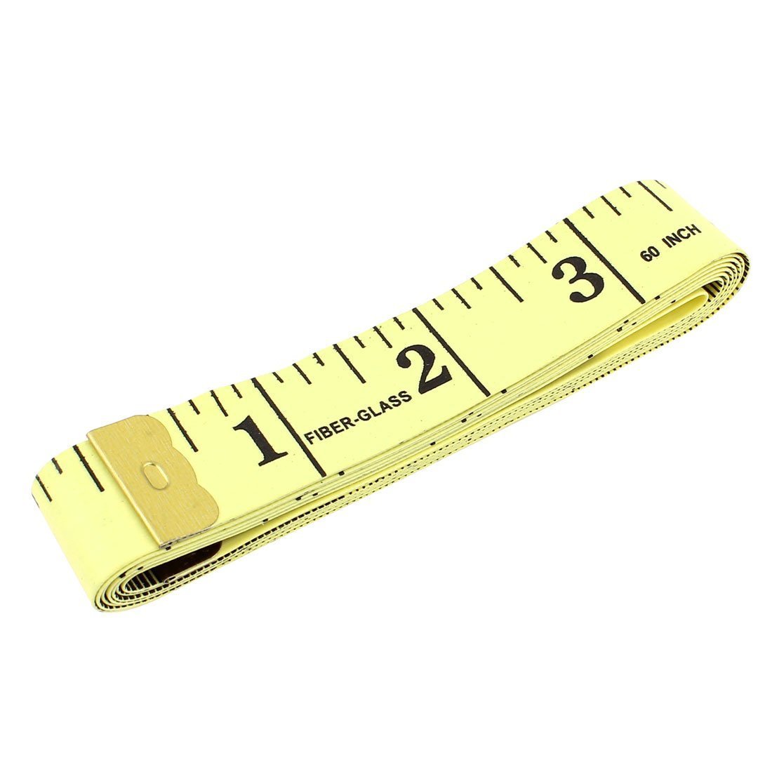 uxcell 60 Inch (150cm) Body Measuring Tape - Soft Sewing Cloth Tailor Ruler with Yellow Markings for Dressmaking, Crafting & DIY Projects