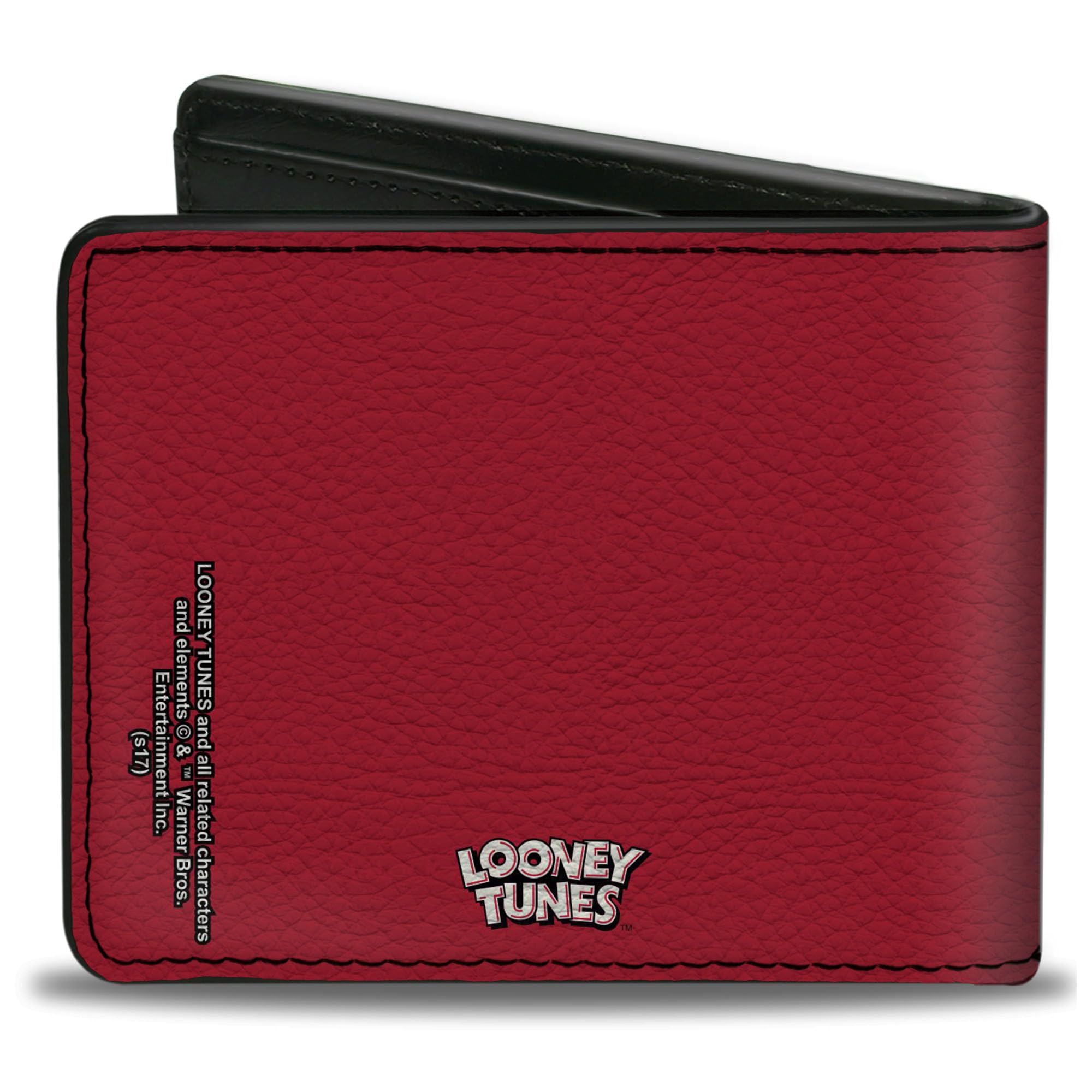 Buckle-Down Men's PU Leather Bifold Wallet - Gossamer Eyes Multicolor Slim RFID Blocking Wallet for Everyday Use & Travel