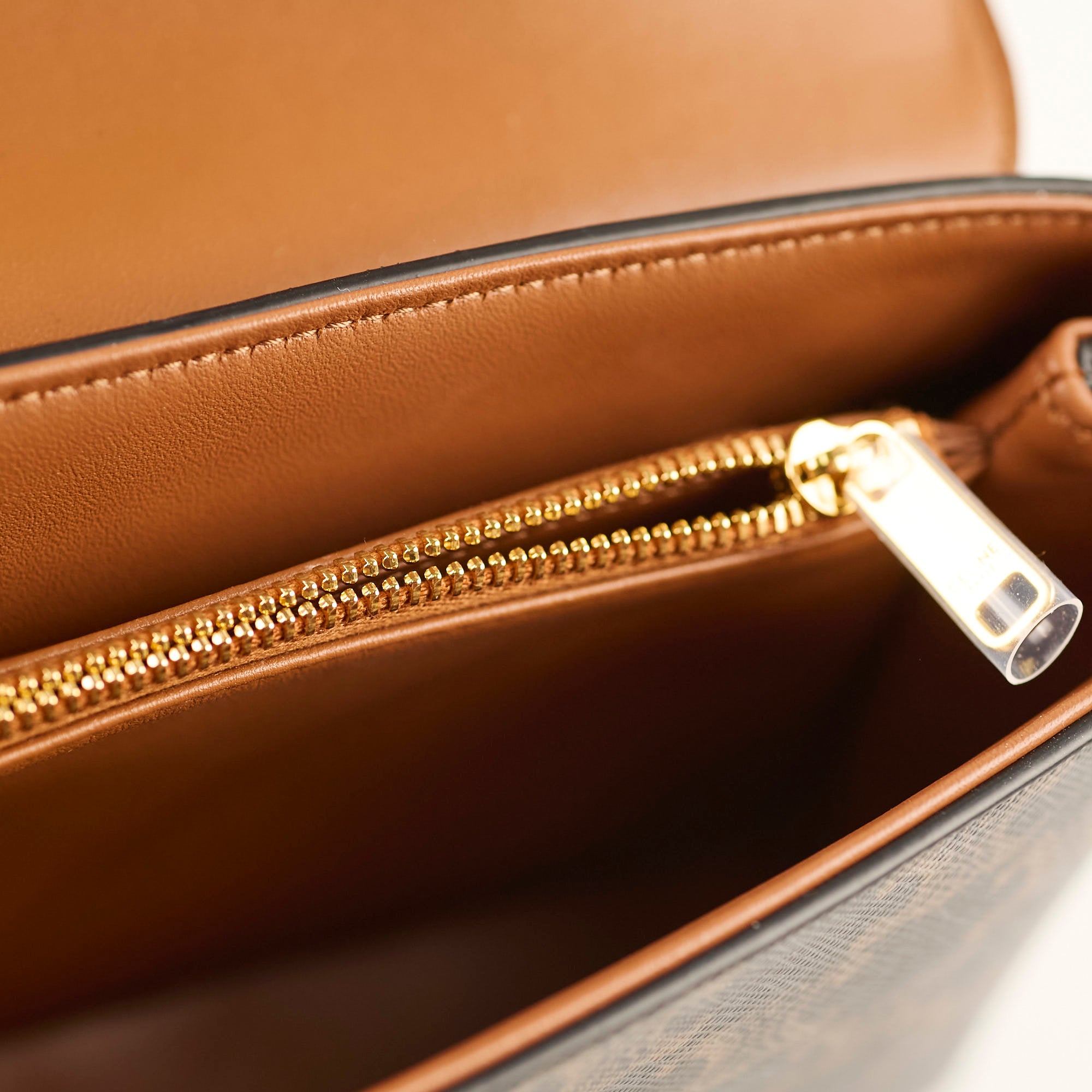Celine Teen Triomphe Canvas Nino Bag in Tan - Stylish Crossbody Purse for Women, Perfect for Daily Use, Work & Travel