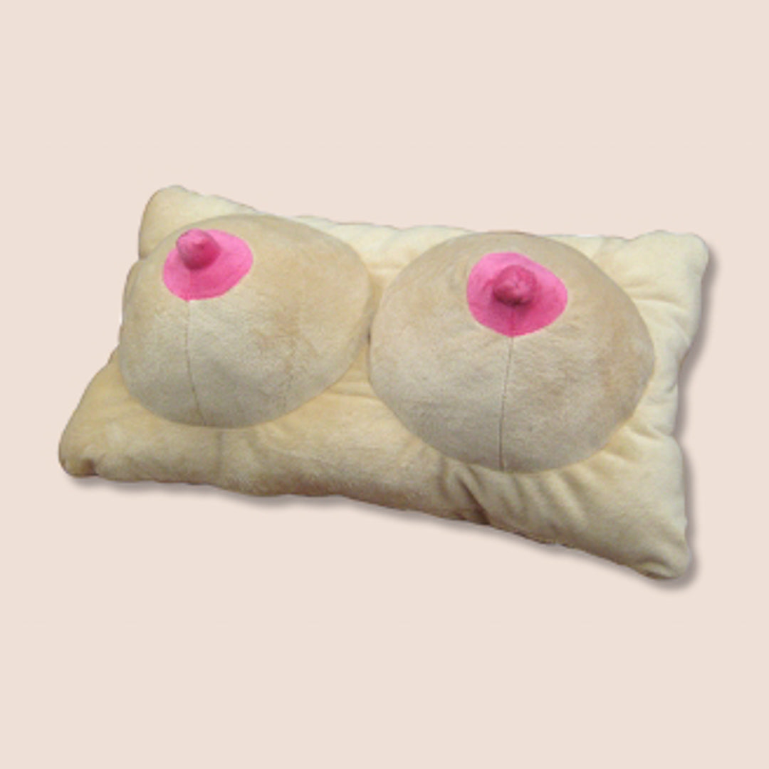 Funny Boobs Pillow - Hilarious Gag Gift for Bachelorette Parties, Prank Gifts & Office Pranks - Soft Novelty Pillow for Joke Gifts & Adult Humor