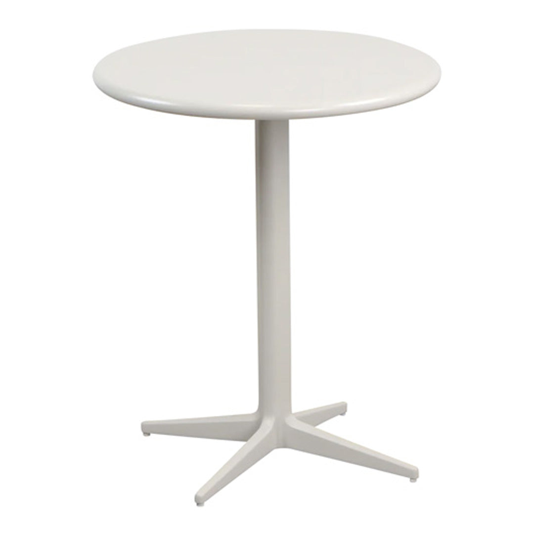 Round Drop Outdoor Cafe Table - Patio Dining & Garden Furniture for Restaurants, Coffee Shops & Backyard Decor