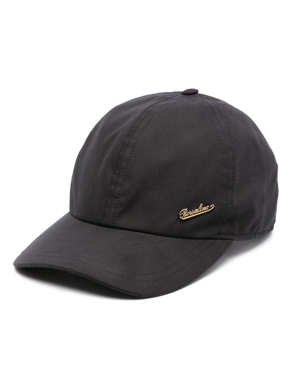 Borsalino Black Fedora Hat for Men - Classic Wool Felt Dress Hat for Formal Occasions, Weddings, and Vintage Style