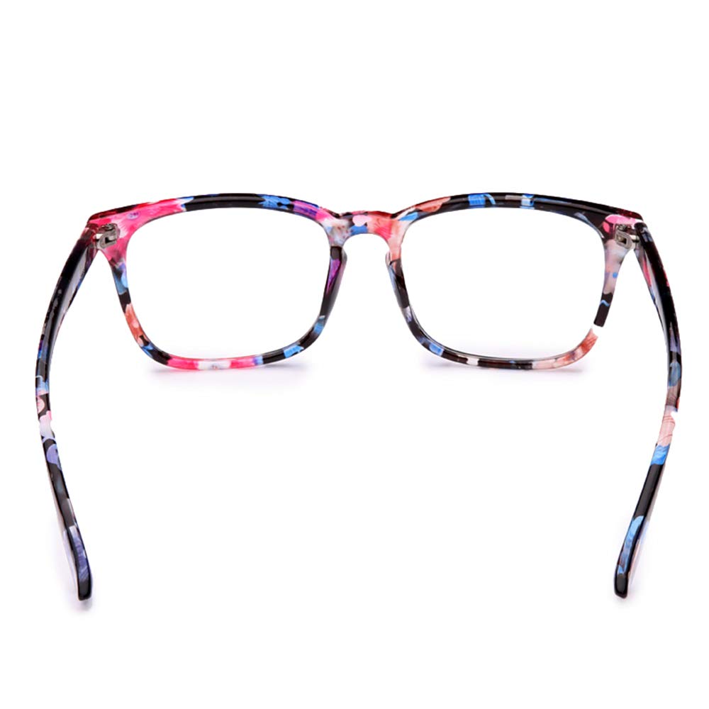 JCERKI Unisex Black Frame Myopia Glasses for Nearsightedness - Clear Distance Vision for Reading, Driving & Computer Work