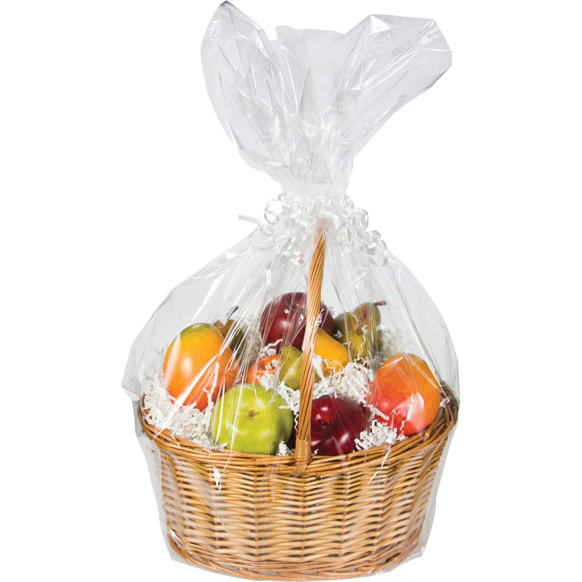 12-Pack Clear Large Gift Baskets 24