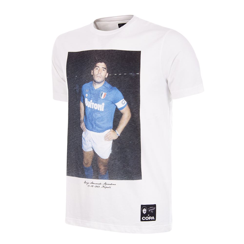 COPA Football Maradona X COPA Napoli Home Jersey T-Shirt - Official Soccer Jersey for Fans, Streetwear & Game Day Outfits
