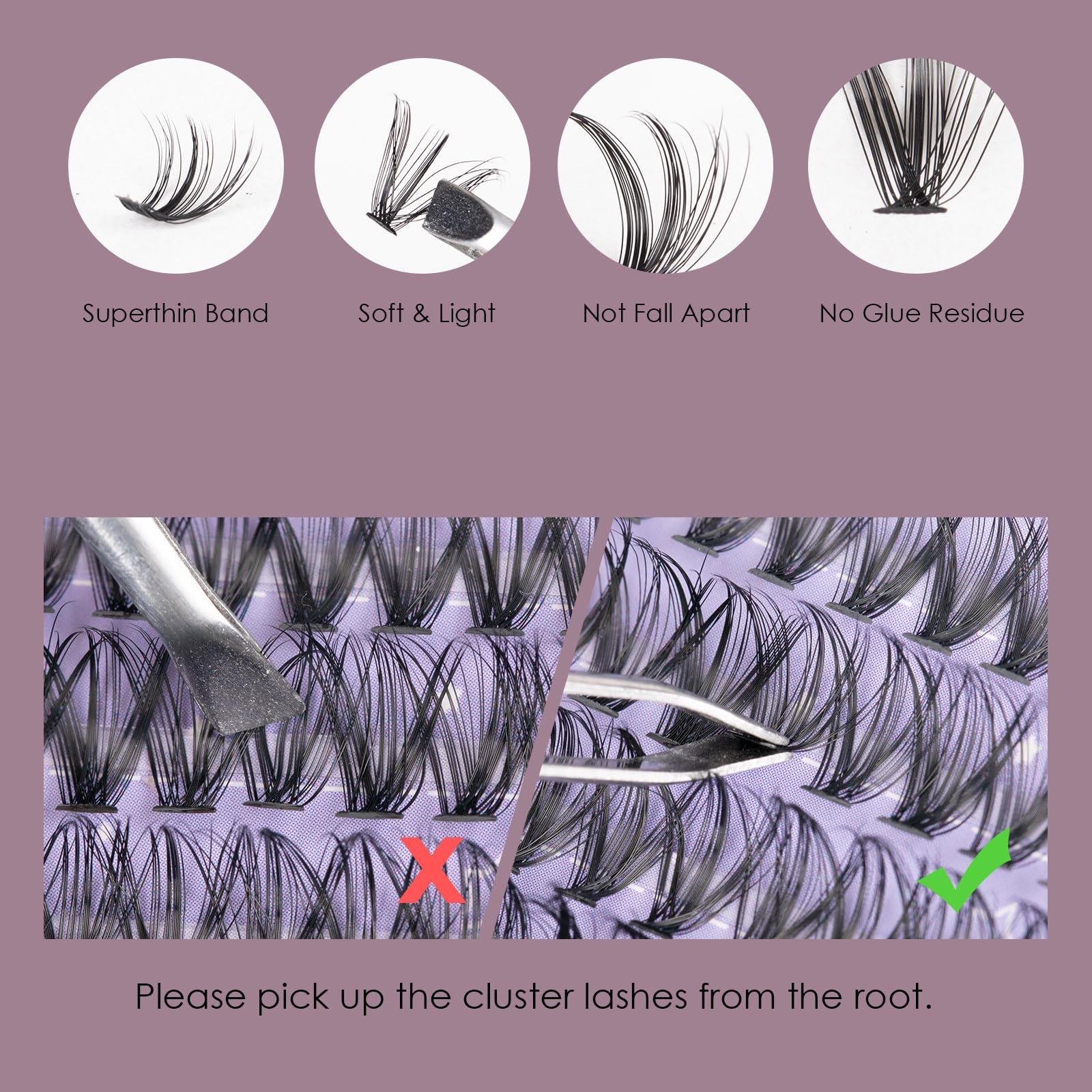 Professional DIY Lash Extension Kit - 280pcs Individual Lashes with Lash Glue, Sealant & Precision Tweezers - 30D/40D Mixed Lengths (10-16mm) - C/CC/D Curl Clusters - Soft Lightweight Eyelash Extensions for Home Use | Perfect for Bridal Makeup, Special Occasions & Everyday Glam