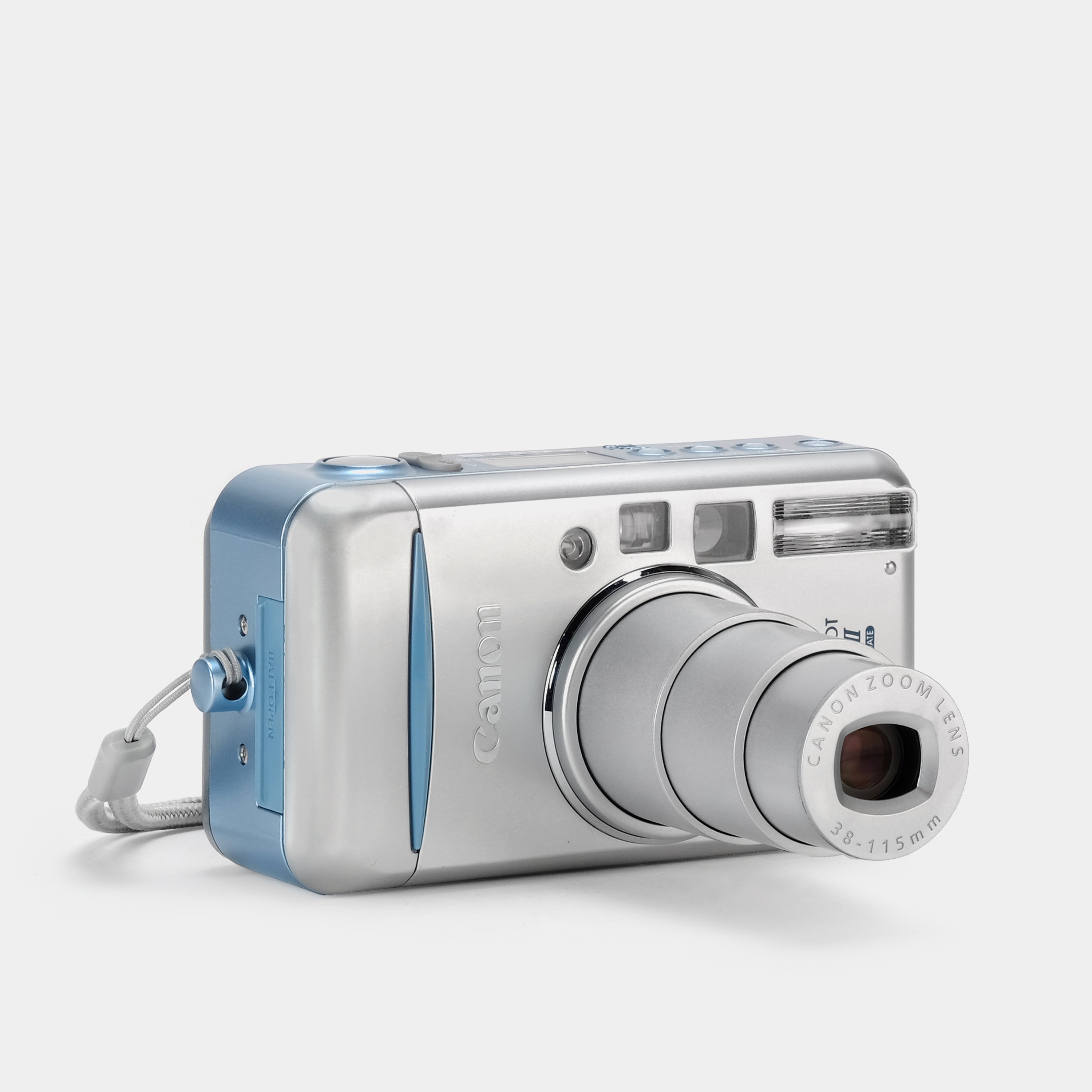 Canon Sure Shot 115uII Date 35mm Point and Shoot Film Camera with Flash - Vintage Compact Camera for Travel, Street Photography & Everyday Use