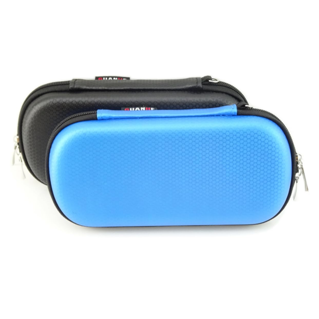 OSALADI Shockproof Protective Case for Earphones & Flash Drives - Durable EVA Material Hard Drive Pouch, Compact & Sturdy Black Storage Bag - Perfect for Travel, Office, and Daily Electronics Organization