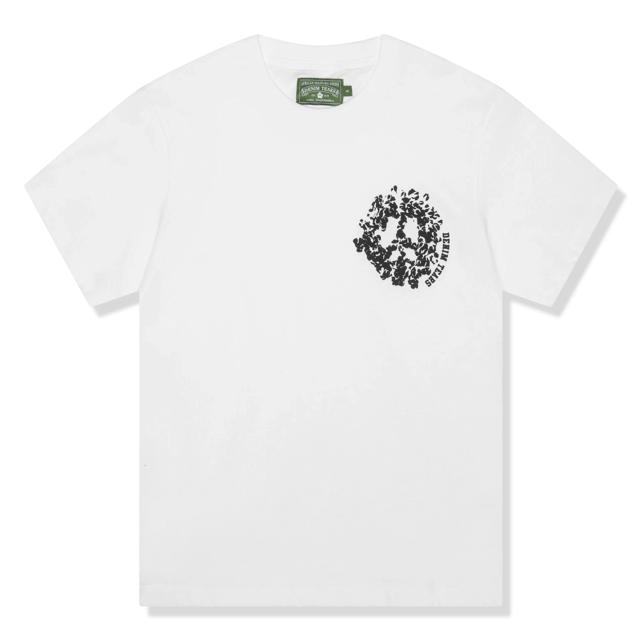 Denim Tears Denim University White T-Shirt - Stylish Casual Cotton Tee for Men - Perfect for Streetwear, Everyday Wear & Outfits