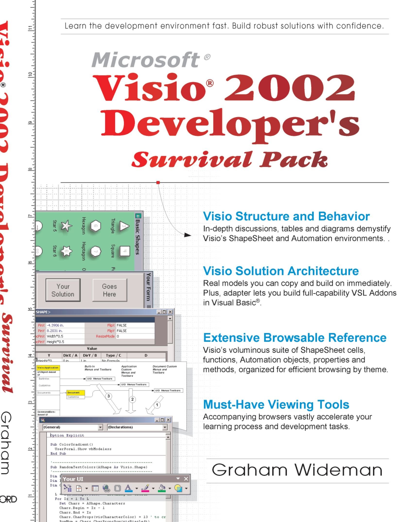 Visio 2002 Developer's Survival Pack - Complete Software Solution for Diagramming & Flowcharts | Perfect for IT Professionals, System Designers & Developers