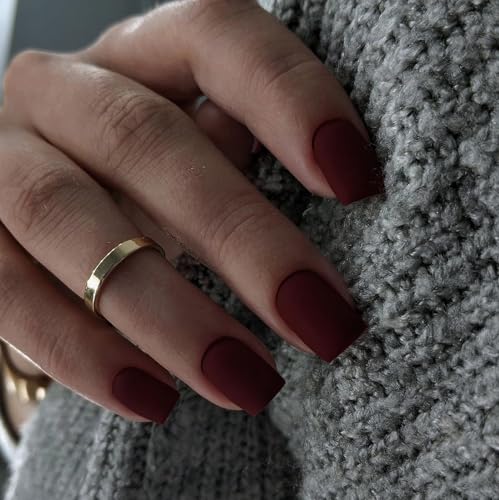 matte wine red