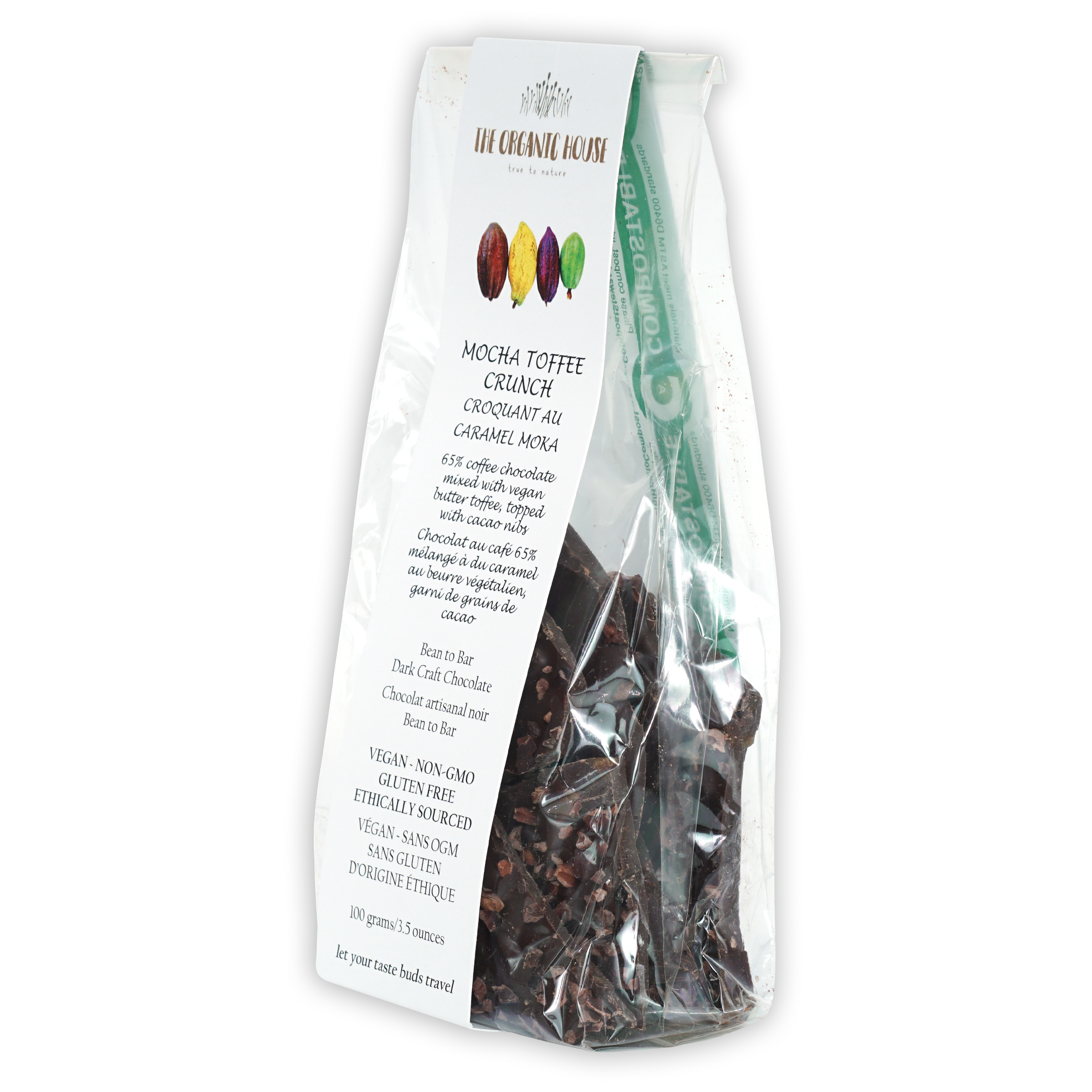Organic Mini Crunchy Toffee Bars - Gluten Free Snack (3 Pack) - Perfect for Lunchboxes, Office Snacks & Healthy Treats
