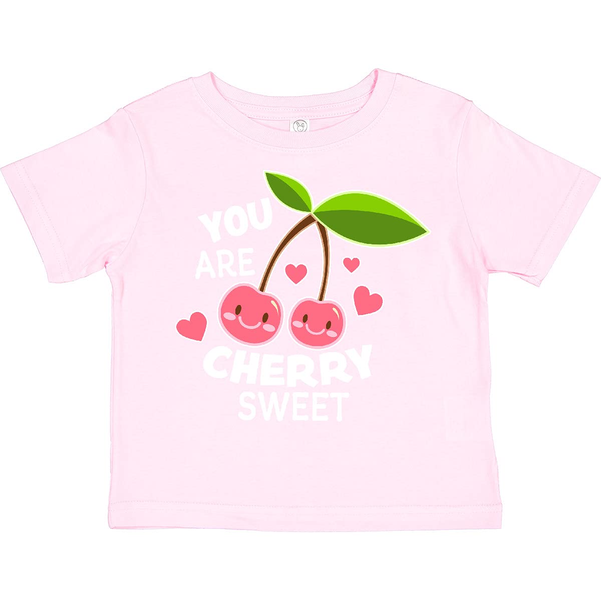 Inktastic 'You Are Cherry Sweet' Toddler T-Shirt with Cherries & Hearts Design - Perfect for Playdates, Birthday Parties & Casual Outings